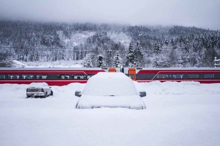 Winter Train Ride ; Credits :Zettel/Foap/Visitnorway.com