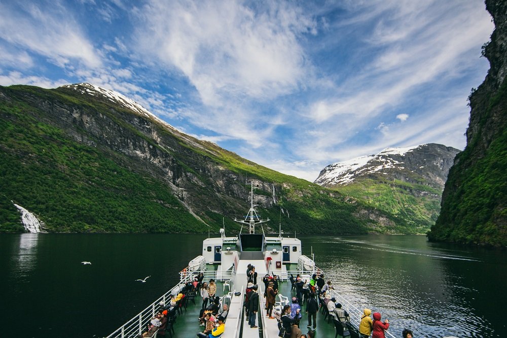 Ferry, Hellesylt, Geirangerfjord. Credits: Samuel Taipale/visitnorway.com