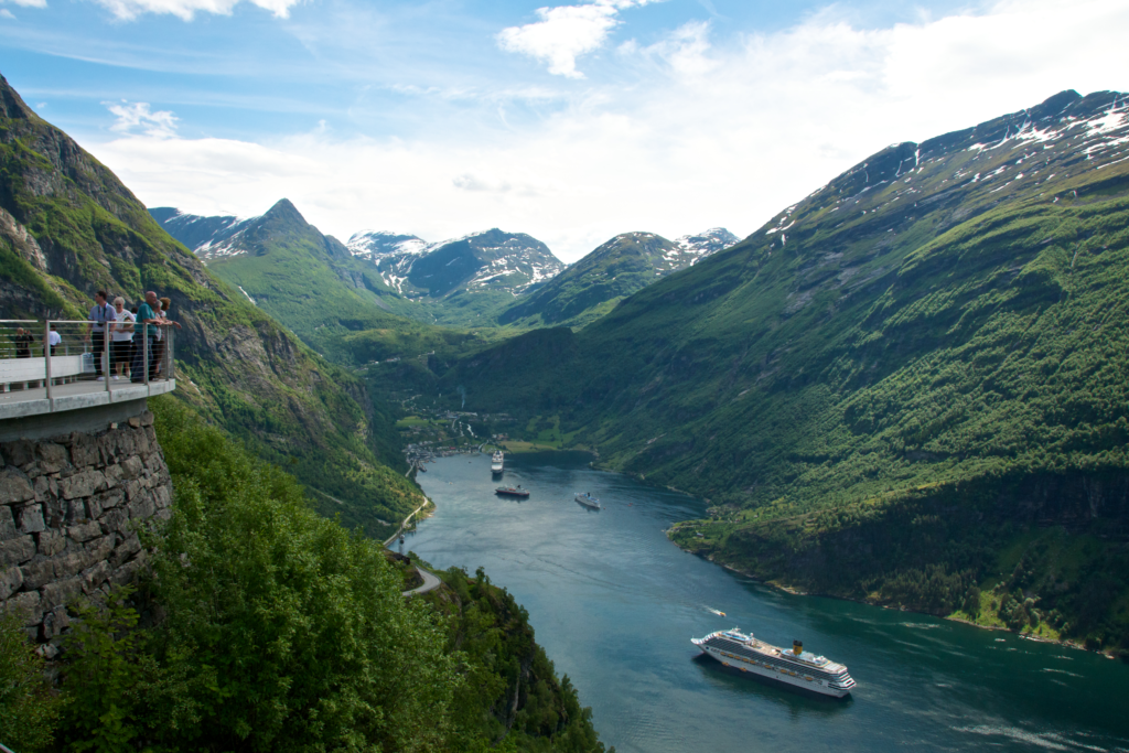 View point from Ørnesvingen-the Eagle Road to Geiranger and the Geirangerfjord-Øyvind Heen - VisitNorway.com