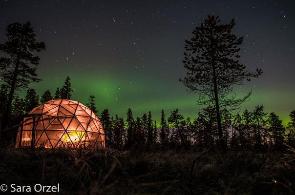 Arctic Dome- Swedish Lapland. Photo credits : Sara Orzel