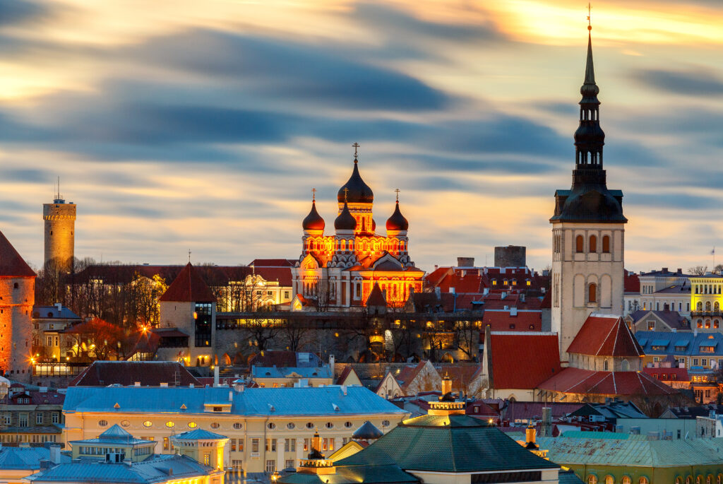 Tallinn. The Alexander Nevsky Cathedral on Toompea Hill. Av pillerss