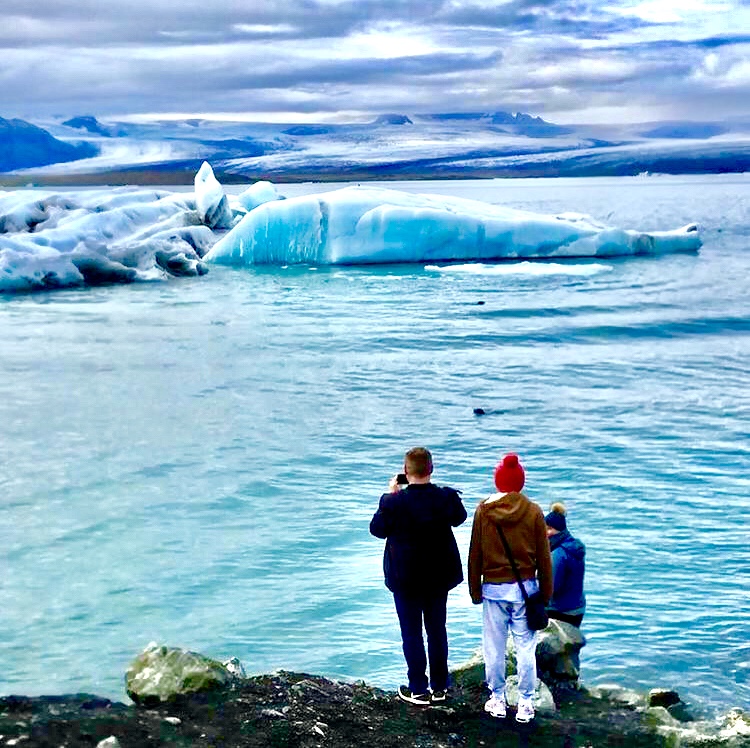 Jokulsarlon Glacier Lagoon. Icebergs.